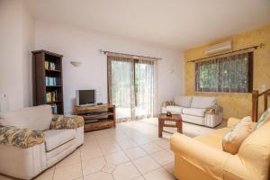 Posezení v ubytování Olive Tree Villas