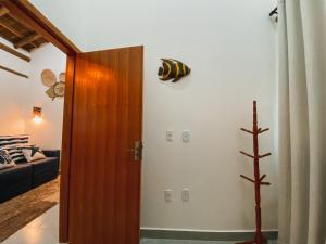 Postel nebo postele na pokoji v ubytování Pousada Raroguis - Praia de Guaratiba