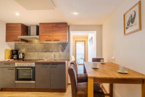 Köök või kööginurk majutusasutuses Putzenhof Appartements