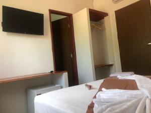 Recanto de Maragogi客房内的一张或多张床位