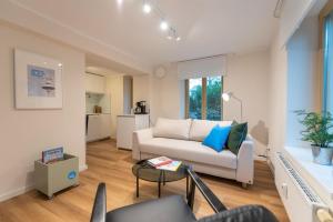 Posezení v ubytování Ostseevilla - Appartement 05