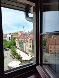 Výhľad na mesto Olsztyn alebo výhľad na mesto priamo z apartmánu