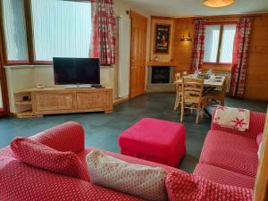 TV o dispositivi per l'intrattenimento presso Chalets Mignon