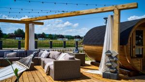 Posedenie v ubytovaní Apartamenty Sun & Snow Resorts F Białka Tatrzańska z sauną