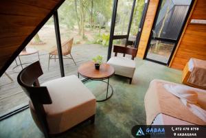 Gabaa Resort & Spa - Habarana客房内的一张或多张床位