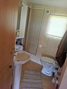 Koupelna v ubytování Domek w Ogrodzie