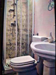 Koupelna v ubytování Gioia Chic & Economy