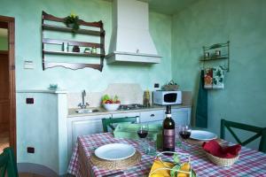 Kuchyň nebo kuchyňský kout v ubytování Agriturismo Borgo Vigna Vecchia