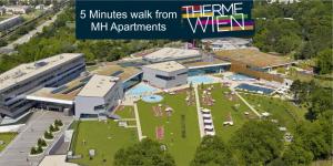 Pemandangan dari udara bagi MH Apartments