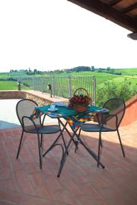 Balkón nebo terasa v ubytování Agriturismo Borgo Vigna Vecchia