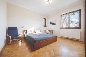 Posteľ alebo postele v izbe v ubytovaní Panorama Buda