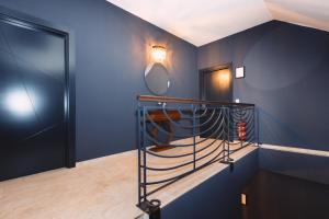 Ένα ή περισσότερα κρεβάτια σε δωμάτιο στο Loft Suite im modernen Style in Schärding
