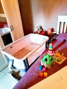 Łóżko lub łóżka w pokoju w obiekcie Vivienda Vacacional Vaiana