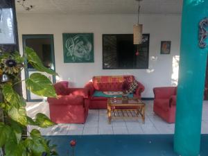 Posezení v ubytování Cabinas del Mar
