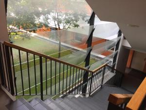 Balkón alebo terasa v ubytovaní SDP Futo Apartment