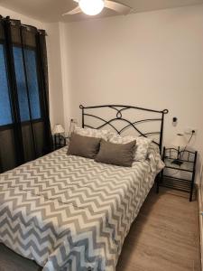 Postel nebo postele na pokoji v ubytování Estupendo apartamento al mar
