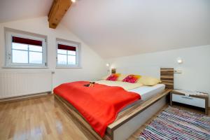 Postel nebo postele na pokoji v ubytování Annas - Appartements