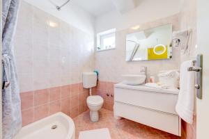 Koupelna v ubytování Apartman Petra 5