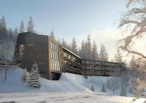 Basecamp Narvik v zimě