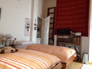 Cama o camas de una habitación en Aprt Val di Fiemme - Molina