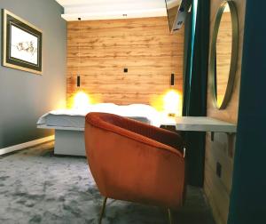 Ein Bett oder Betten in einem Zimmer der Unterkunft A8 b&b
