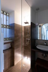 A bathroom at Re Umberto luxury apartment