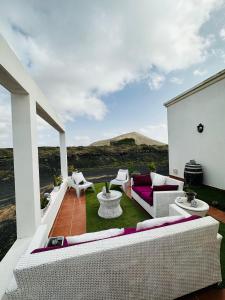 Balkón nebo terasa v ubytování Habitación Dache Lanzarote
