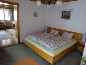 Postel nebo postele na pokoji v ubytování Biohof Schwanser