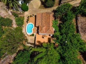 The swimming pool at or close to Sea view villa in Tijarafe, private pool.