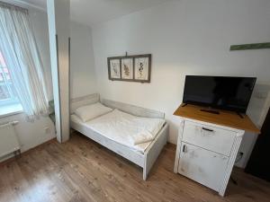 Postel nebo postele na pokoji v ubytování Penzion statek Bernard