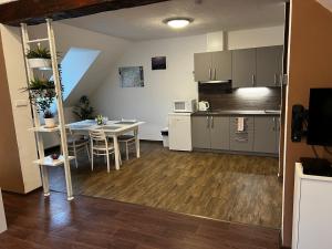 Kuchnia lub aneks kuchenny w obiekcie Apartmán Frank