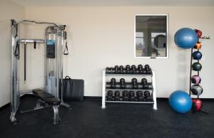 The fitness centre and/or fitness facilities at Malana Hotels & Suites