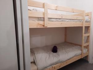 Posteľ alebo postele v izbe v ubytovaní *Les Dunes, 50 m des plages, clim, Netflix,4 pers* + 12 fotografií