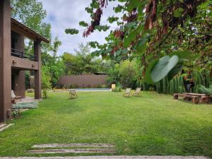Um jardim em Casa Lopez