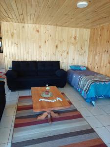 Istumisnurk majutusasutuses Cabaña Loft Curaco de Vélez