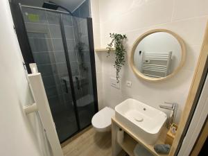 Koupelna v ubytování Studio entièrement refait a neuf - 170