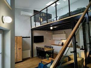 Kuchyňa alebo kuchynka v ubytovaní Hugo VIP Apartments