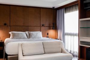 Ένα ή περισσότερα κρεβάτια σε δωμάτιο στο Hotel Park10