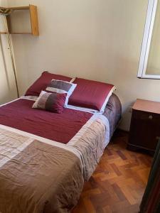 1 dormitorio con 1 cama grande en una habitación en Dpto Céntrico en San Juan