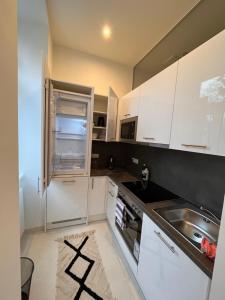 Kuchyň nebo kuchyňský kout v ubytování Apartment Vienna 11
