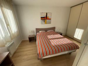 Postel nebo postele na pokoji v ubytování Appartement Valberg + 21 fotografií