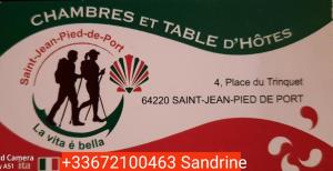 a poster for the chinese festival of takeable photographs at La vita e bella in Saint-Jean-Pied-de-Port