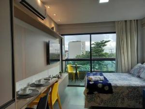 Posezení v ubytování FLAT NOVO em Porto de Galinhas 100m da PRAIA