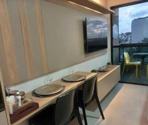 Posezení v ubytování FLAT NOVO em Porto de Galinhas 100m da PRAIA