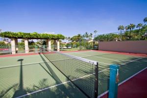 a tennis net on a tennis court at WAILEA ELUA, #1403 condo in Wailea