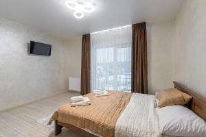 Letto o letti in una camera di Шепіт Лісу