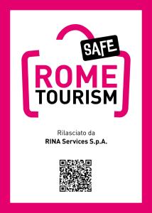 a poster for a site roma tourism at Roma Five Suites in Rome
