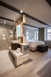 Postel nebo postele na pokoji v ubytování HOTEL & SPA Goldene Rose