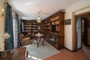 Knihovna v bed and breakfast