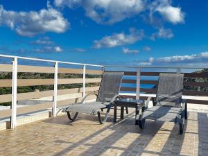 A balcony or terrace at Chrispa's House